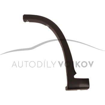 Blatník karosérie Levý plastový lem předního blatníku (černý) Fiat Ducato 2006-