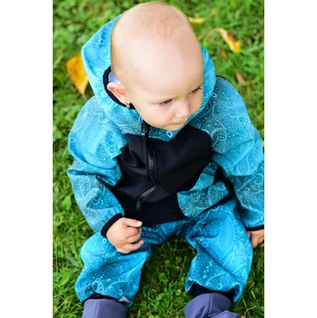 Chlapecká bunda Yháček Softshellová bunda Yháček, zimní, abstrakce Velikost: 98