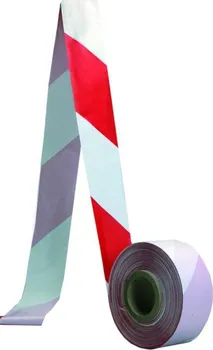 Výstražná páska CXS Bezpečnostní páska 70 mm x 500 m červená/bílá