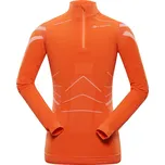 Alpine Pro LUBIN ORANŽOVÁ PÁNSKÉ RYCHLESCHNOUCÍ PRÁDLO - TRIKO XS-S