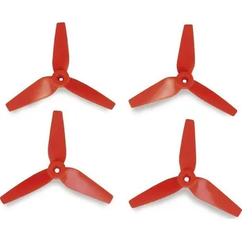 RC náhradní díl 3D prop, třílisté 3,8x3,5 vrtule, 4ks. - červené