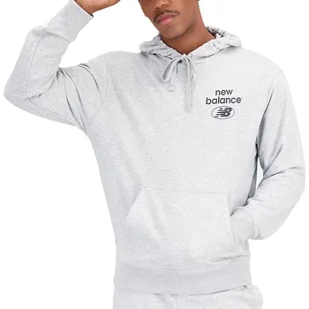 Pánská mikina Mikina s kapucí New Balance Essentials Reimagined French Terry mt31514-ag Velikost M
