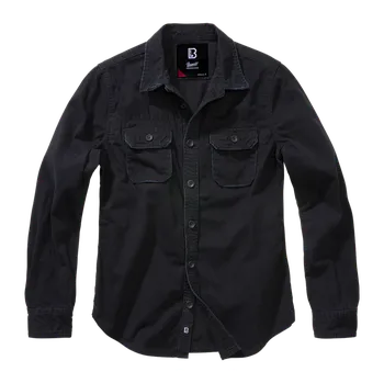 Oblečení a móda Košile Women Vintage Shirt Long Sleeve černá L