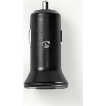 Nedis CCHAU480ABK duální automobilový USB nabíjecí adaptér 4.8 A / černá