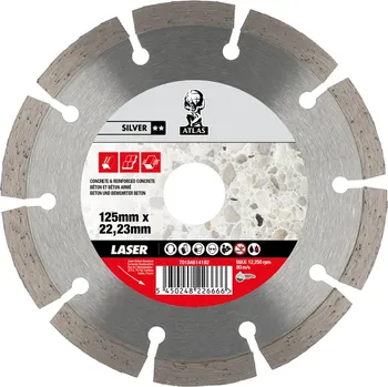 Řezný kotouč Diamantový kotouč ATLAS LASER 125x2,6x22,23