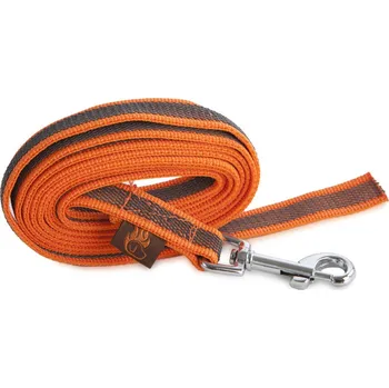 Vodítko pro psa Firedog Pogumované vodítko 20 mm 1 m bez ručky Barva: Oranžová