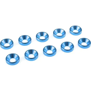 Šroub Podložka pro záp. šroub M4 hliník modrá (10)