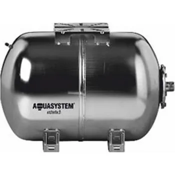 Expanzní nádoba Aquasystem AHX50 Tlaková nádoba nerezová AISI304 horizontální 50l EPDM 10bar 1“