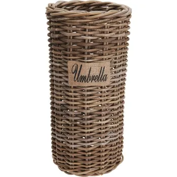 Stojan na deštník Stojan na deštníky s nápisem 24 x 49 cm ratanový