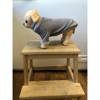 Obleček pro psa Svetr JIM s pláštěnkou na zapínání vel. 1 - šedá Pes-tex PT