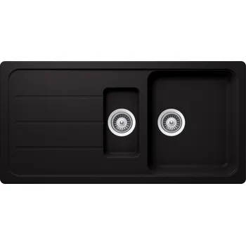Granitový dřez Kuchyňský dřez Schock Formhaus D-150L Nero, spodní montáž FOMD150LUGNE