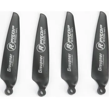 RC náhradní díl RADIUS Prop 23x12cm/9x5 náhradní sklopné vrtule 4ks. - levotočivé