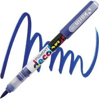 Akrylová fixa KARIN DecoBrush Pigment, Royal blue 2728