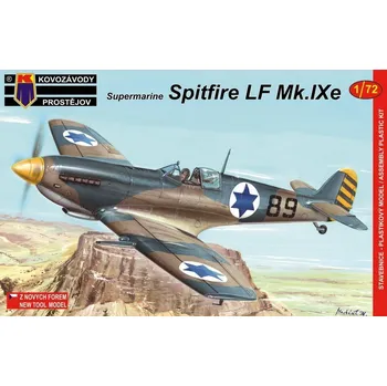 Plastikový model Plastikový model letadla KPM0063 Supermarine Spitfire LF Mk.IXe Israel 1:72