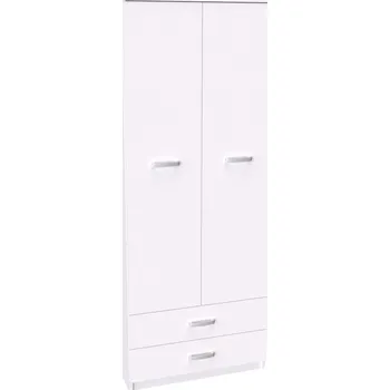 Šatní skříň Šatní skříň JONY 9 Dekor: Bílá