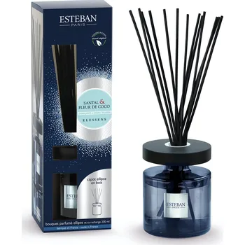 Aroma difuzér Esteban Paris Parfums Esteban Paris Parfums ELESSENS – SANDALWOOD & COCONUT BLOSSOM TYČINKOVÝ DIFUZÉR 200 ml