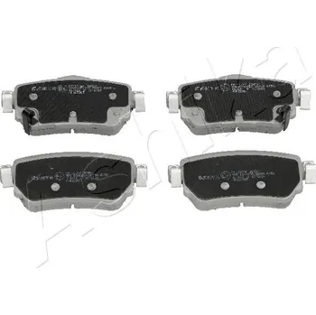 Brzdová destička Sada brzdových destiček, kotoučová brzda ASHIKA 51-01-107