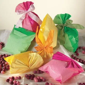 Dárková taška P.N.P. PLAST Dárkový sáček Dots Double 16 x 25 cm ,balení 100 ks 301274