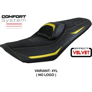 Moto sedlo TPZ Italia Potah sedla Yamaha T-Max 560 (22-24) Kiko Comfort model potah sedla: bez loga 4YL (yellow)