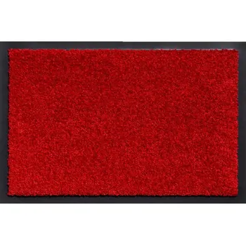 Rohožka Červená vnitřní čistící vstupní rohož FLOMA Future - 60 x 80 x 0,5 cm