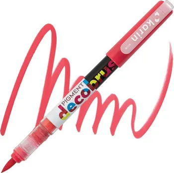 Akrylová fixa KARIN DecoBrush Pigment, Poppy 199