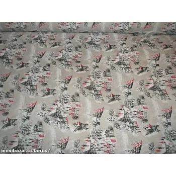 LÁTKA vánoční kostelík š. 280cm