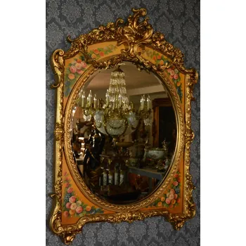 Zrcadlo Zámecké zrcadlo s obrazem-UNIKÁT