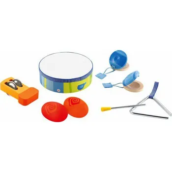 Hudební nástroj pro děti Sevi Barevná dřevěná hudební sada 5 ks. (82014)