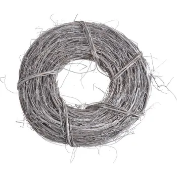 Věnec Věnec - přírodní z barveného proutí 25 cm