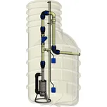 PUMPA Classic set pro tlakovou kanalizaci DN40 včetně čerpadla Pumpa INOX Morava HD 5-16-T 1,1kW 400V kabel 10m