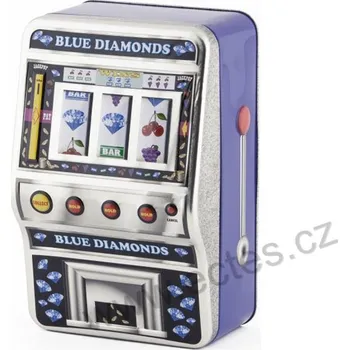 Dóza na potraviny HRACÍ AUTOMAT "BLUE DIAMONDS" fialový