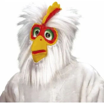 Karnevalová maska Ptákoviny CB Latexová maska slepice