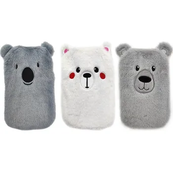 Termoska Florina Termofor gumový 1l, obal BEAR, mix dekorů