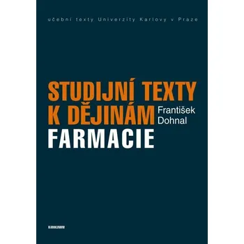 Kniha Studijní texty k dějinám farmacie - František Dohnal (E-Kniha)