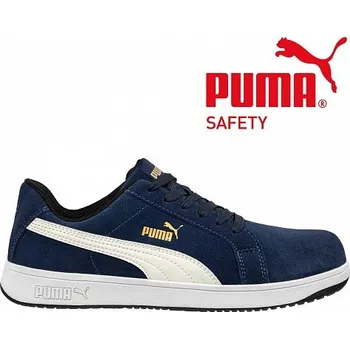 Pracovní oblečení PUMA ICONIC SUEDE NAVY LOW S1P 640020