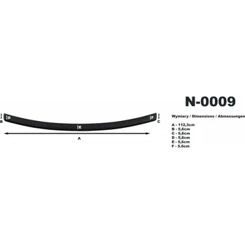 Lišta karosérie Rider Kryt prahu pátých dveří Nissan Qashqai 2007-2013, tvrzený plast