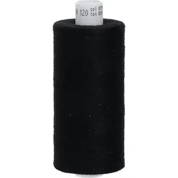 Nit Ariadna Polyesterová střižová nit Talia 120 1000 m - 0799 - černá