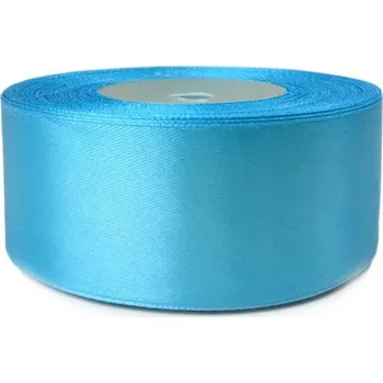 Stuha Saténová stuha jasně modrá 50mm (Saténová stuha jasně modrá 50mm)