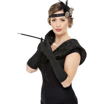 Smiffys Luxusní sada 20. léta černá/zlatá