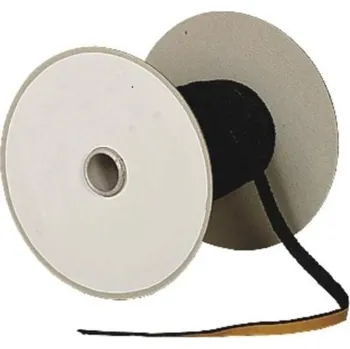 Těsnění do okna a dveří Sklokeramické samolepící těsnění 10 x 2 mm černé