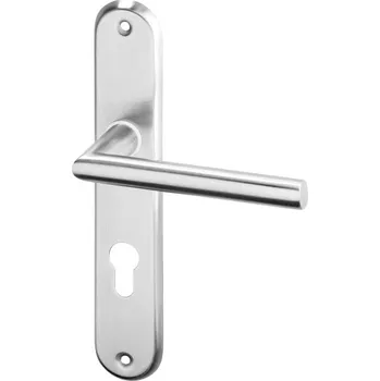 Dveřní kování ACT SERVIS ACT - Dora OV ECO Provedení: PZ (vložkový zámek), Povrch: IN - nerez, Rozteč: 90 mm