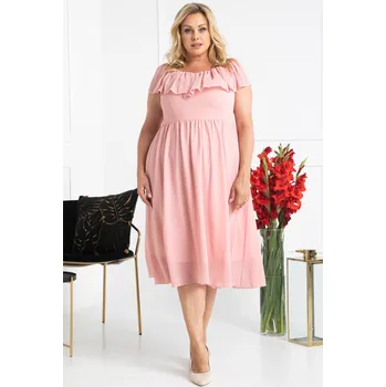 Dámské šaty Karko Dámské šaty SB530 Karko růžová 2032266