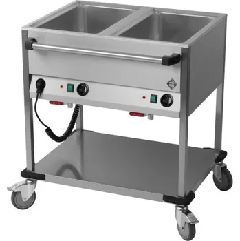 Vodní lázeň pojízdná el. GN 2-1/1 ovl.na delší str. s deskou BMPD 2120