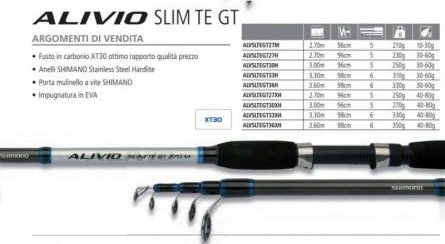 Prut SHIMANO ALIVIO SLIM TE GT 330 40-80g 6dílů