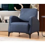 Designové křeslo Dellyn modré