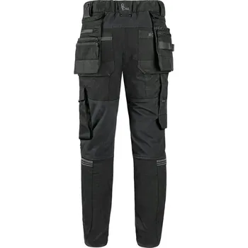 Kalhoty CXS LEONIS, pánské, černé s šedými doplňky, vel. 52