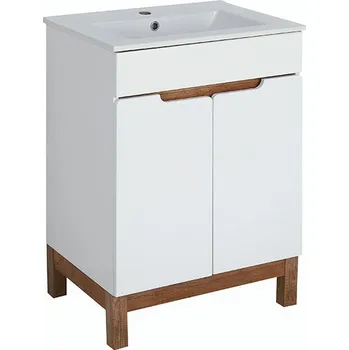 Koupelnový nábytek BPS-koupelny Koupelnová skříňka s keramickým umyvadlem Spok 60-2D