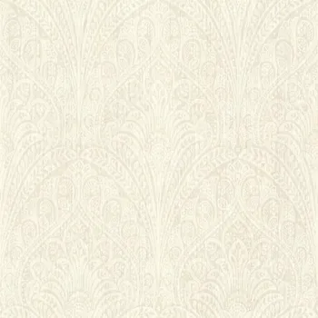 Tapeta Vliesová tapeta béžovo-bílý zámecký vzor 746310 / Tapety na zeď Indian style (0,53 x 10,05 m) Rasch