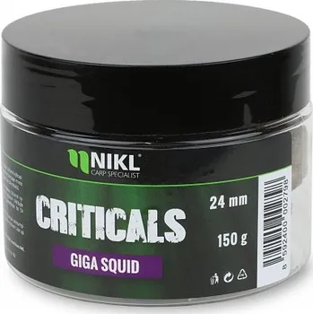 Boilies Karel Nikl Nikl Criticals boilie Giga Squid 18mm, 250ml