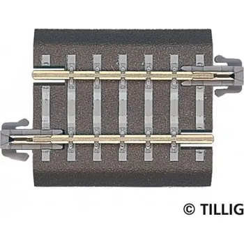 Modelová železnice TT - kolej rovná s podložím B G5 36,5 mm